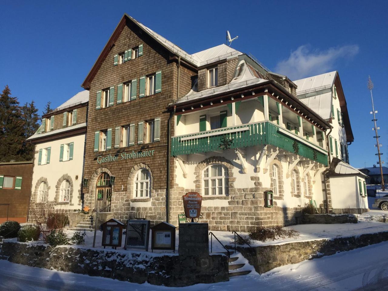 Gasthof Pension Strohmaier Haidmühle Esterno foto